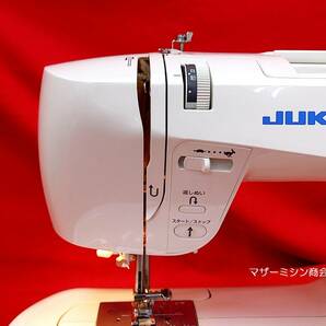 ☆人気のJUKI 実用型コンピュータ ミシン HZL-E85☆自動糸調子・自動止め縫い・実用・模様・動作しますが釜部ギア割れ・ジャンク品ですの画像2