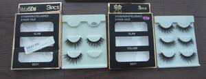  unused eyelashes extensions eyelashes 3D volume 4 set plus 1 ball-room dancing flamenco Berry Dance ballet 