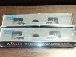 【未使用2両まとめて】カトー8202　レーティッシュ鉄道　コンテナ貨車Sb-t （コンテナ無積載）