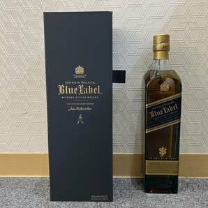 【APS 8799】１円スタート 未開栓 Johnnie Walker Blue Label ジョニーウォーカー ブルーラベル 青ラベル ウイスキー 750ml 40% 古酒 箱付の画像1