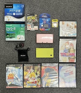 【JBI 5239】 1円～ PS2 DS ソフト 6本まとめ NINTENDO DS 3DS 本体 DVD-R CD-R 他 プレイステーション２ 動作未確認 中古 ジャンク 現状品