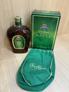 【APS 8786】1円～ クラウンローヤル リーガル アップル 1000ml 1L 35% Crown Royal REGAL APPLE アップル フレーバー 未開栓 箱付 現状品