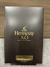 【AS 22967】1円スタート 未開栓 Hennessy X.O ヘネシー 700ml 40% 黒キャップ クリアボトル 箱あり 長期保管経年劣化 目減り小 現状品_画像7