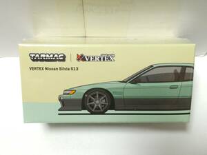 Tarmac Works 1/64 VERTEX 日産 シルビア S13 グリーン/グレー T64G-025-GR