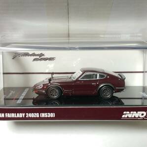 イノモデル 1/64 フェアレディ 240ZG (HS30) マルーン Gノーズ IN64-240ZG-MAROONの画像1