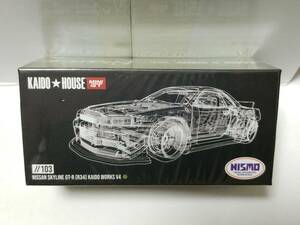 MINI GT 1/64 日産 スカイライン GT-R R34 街道ハウス V4 右ハンドル KHMG103