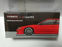 Tarmac Works 1/64 VERTEX 日産 シルビア S13 レッドメタリック T64G-025-RE_画像1