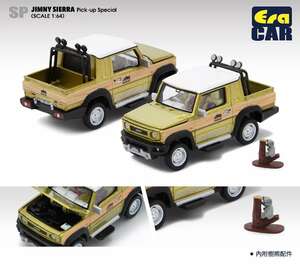「アウトレット」ERA CAR 1/64 SP69 Jimny Sierra Pick-up Special ジムニーシエラ・ピックアップスペシャル（コアラ付）