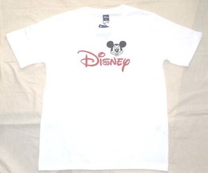 新品ミッキーマウス　刺繍Tシャツ　4　白Mサイズ
