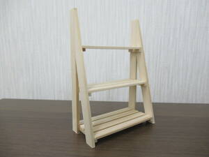 Art hand Auction Handmade★Miniature★1/12 scale★Wooden furniture★Three-tier rack★A, toy, game, doll, Character Doll, Dollhouse