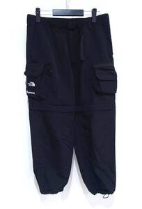 Supreme x THE NORTH FACE シュプリーム ノースフェイス Belted Cargo Pant ベルテッド カーゴ パンツ ブラック M Y-325986