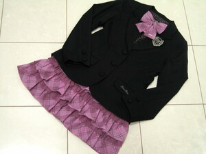 659# new goods 150 Mezzo Piano Pom Ponette formal suit 