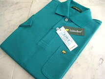 新品 ゴールデンベア Golden Bear メンズ S ポロシャツ 半袖 吸汗速乾 高機能 ブルー 送料無料 561_画像1