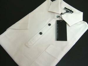 1.4万 新品 オースチンリード Austin Reed メンズ M ポロシャツ 半袖 英国王室御用達 ホワイト ベージュ 送料無料 H634