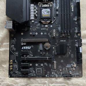 MSI ATX マザーボード Z490-S01 Intel LGA1200/DDR4x4 PCIex16ロック折れ 動作未確認 ジャンクの画像1