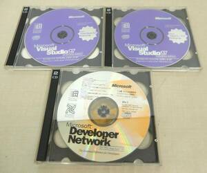 KS191/ マイクロソフト ビジュアル スタディオ97 4枚セット+ライブラリー2枚セット CDキー付き/Microsoft Visual Studio97 Windows95