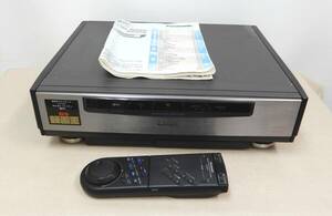w-1506/Panasonic NV-BS900 S-VHSビデオデッキ リモコン 取扱説明書/通電OK ジャンク/ビデオカセットレコーダー BSチューナー内蔵 Hi-Fi