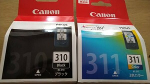Canon Canon ink cartridge BC-310 BC-311 unopened installation time limit 2025 10 month 