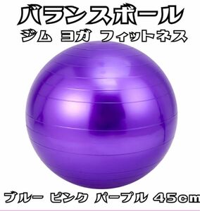 バランスボール ジム ヨガ フィットネス 45cm ストレッチ ダイエット 体幹 筋トレ