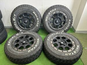 ★2022年製★MUDSTAR RADIAL M/T 225/70R16 汎用AW XTREME-J 16×7J PCD114.3 +35 5穴 4本 売切!!