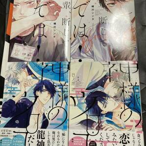 BLコミック 4冊セット まとめ売り 神様のウロコ 1 2 日ノ原巡 先輩、断じて恋では！ Brush up 晴川シンタ