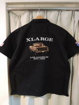 X-LARGE エクストララージ XLARGE OLD PICK UP TRUCK S/S WORK SHIRT シャツ XLサイズ ブラック 2024 最新人気品_画像1