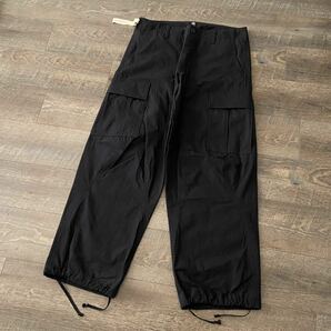 定価29700円 MOUNTAIN RESEARCH マウンテンリサーチ 2676 CARGO PANTS W 3D KNEE カーゴパンツ ブラック ボトム ジェネラルリサーチ メンズの画像1