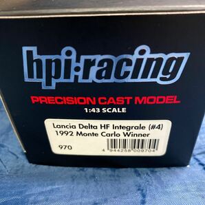 hpi racing 1/43 デルタ HF インテグラーレ#4 モンテカルロ 1992 ディディエ・オリオールの画像10