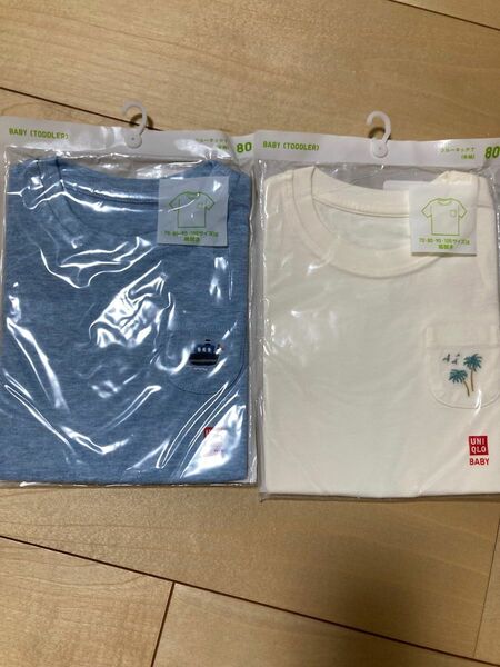 ユニクロ ベビー 半袖 Tシャツ 2点セット