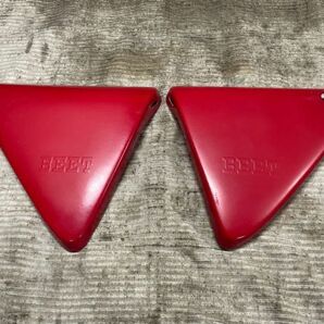 ヤマハ XJ400E/D(4GO) 社外品(BEET) FRP サイドカバー左右セット 赤 塗装劣化小 ラスト1個 塗装ベースの画像1