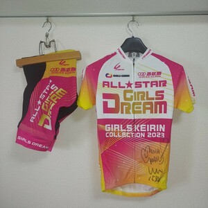  Sato mizuna greens autographed top and bottom wear 2023 year no. 66 times Seibu . bicycle race all Star bicycle race G1 girls Dream race girls bicycle race KEIRIN