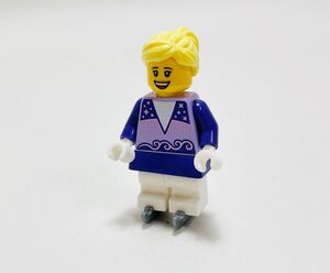 【新品未使用】レゴ　LEGO　ミニフィグ　アイススケーター　女性