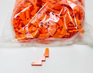 【新品未使用】レゴ　LEGO　逆　アーチ　1x5x4 オレンジ　168個