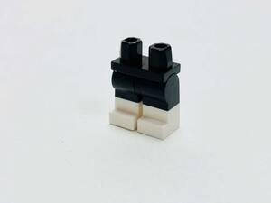 【新品未使用】レゴ　LEGO　ミニフィグ　レッグ　足　脚　ホワイト　ブラック