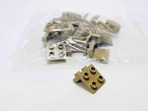 【新品未使用】レゴ　LEGO　ブラケット　1x2/2x2 ダークタン　24個　