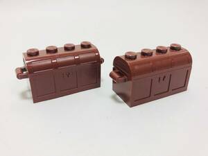【新品未使用】レゴ　LEGO　宝箱　ブラウン　茶　2個
