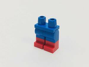 【新品未使用】レゴ　LEGO　ミニフィグ　レッグ　足　脚　ブルー　レッド　ブーツ
