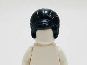 【新品未使用】レゴ　LEGO　ミニフィグ　ヘアー　ヘア　団子　ブラック　黒