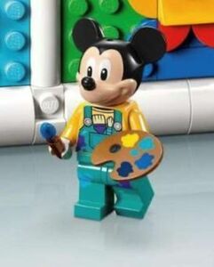 【新品未使用】レゴ　LEGO　ミニフィグ　ミッキーマウス　ミッキー　43221 絵描き　