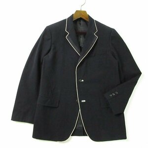 r6a042603★1995SS ワイズフォーメン Y's for men ヨウジヤマモト パイピングジャケット S