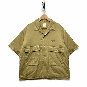 VISVIM ビズビム 24SS 品番0124105011025 CORNET DOWN SHIRT S/S 半袖 ダウンシャツ ベージュ サイズ 4 正規品 / 33940