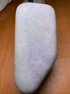 極品　明料　冰種陽緑翡翠原石　重さ７.１６キロ