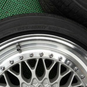 ■自動車用品■BBS RS ホイール＆タイヤ 4本セット レンチ付 ５穴114.3 8J×17+43 9J×17+40 レグノＧＲ-9000 235/45-17 255/40-17の画像7