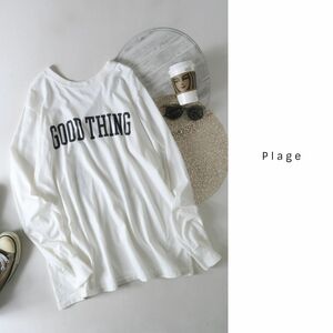 1.4万☆2021年☆プラージュ Plage☆洗える コットン100％ Good Thing Tシャツ 日本製☆A-O 2450