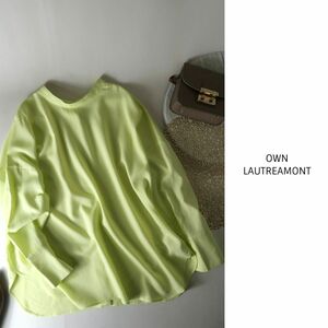 新品☆1.9万☆ロートレ・アモン LAUTREAMONT《大草直子さんコラボ【OWN】4th Collection》２WAYシルキーブラウス 38サイズ☆M-S 1705