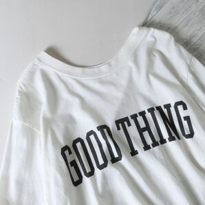 1.4万☆2021年☆プラージュ Plage☆洗える コットン100％ Good Thing Tシャツ 日本製☆A-O 2450の画像5