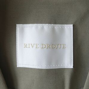 2.9万☆リヴドロワ RIVE DROITE☆ツイルストレッチVネックジャケット フリーサイズ 日本製☆M-S 1695の画像10