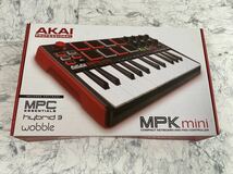 j622k AKAI PROFESSIONAL 25鍵盤MIDIキーボード MPKmini 通電のみ確認　コードなし_画像5