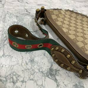 j662 GUCCI グッチ ショルダーバッグ GGキャンバス の画像5