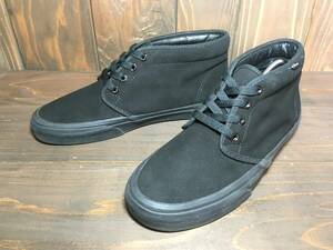 ★VANS バンズ 国内企画 CHUKKA チャッカ 黒 ブラック スエード 26.5cm美品 Used 検 スニーカー SK8 オールドスクール ハーフキャブ